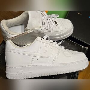 Nike Air Force 1 Low All White Sneakers